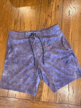 Zara Men's Purple Swim Trunks